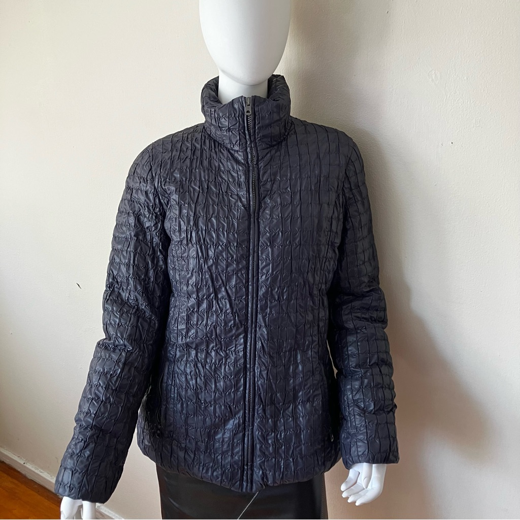 Euc Max Mara Navy Goose Down Jacket